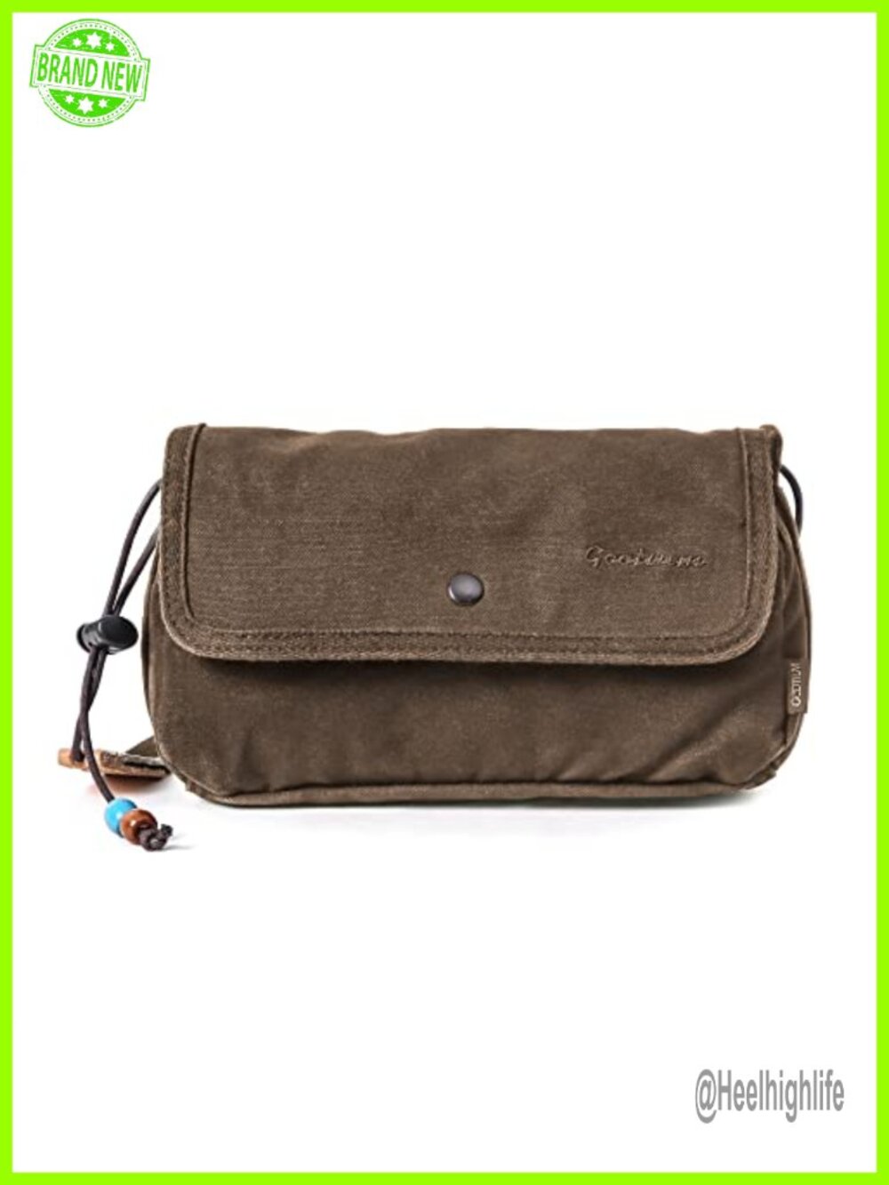 Canvas Crossbody Purse Flap Shoulder Bag Daily Essentials Pouch